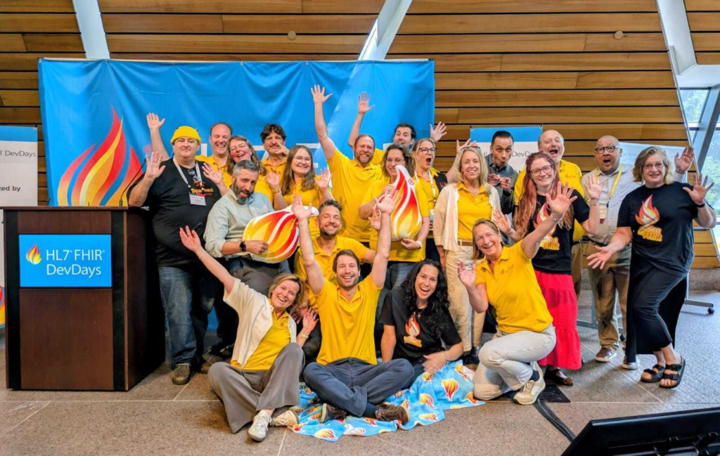 A group picture of the Firely and HL7 International teams, organizers of FHIR DevDays