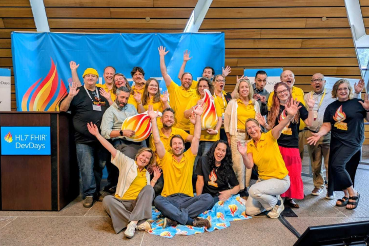 A group picture of the Firely and HL7 International teams, organizers of FHIR DevDays